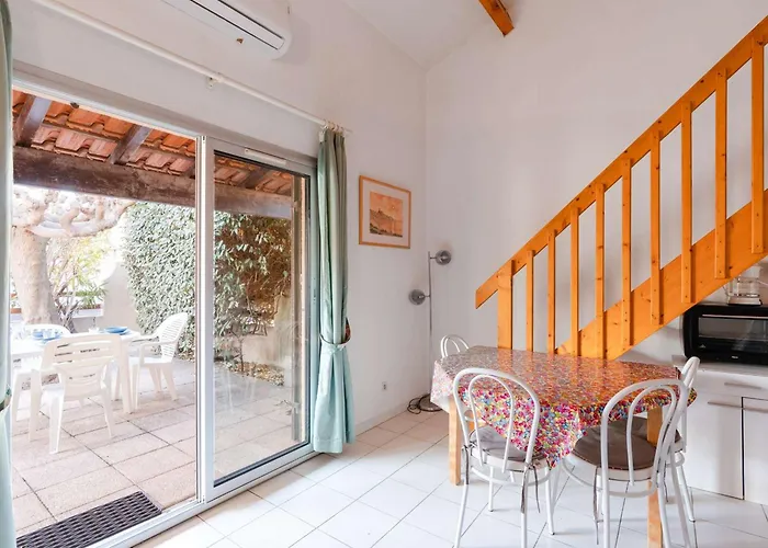 Pavillon Climatise 3 Pieces Avec Mezzanine, Terrasse, A 200m De La - 6 Couchages - Fr-1-409-153 וילה